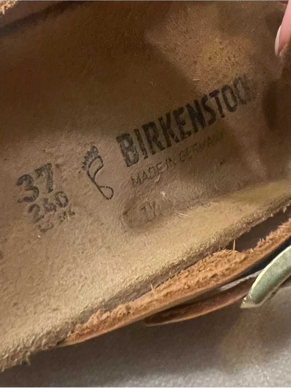 Birkenstock Gizeh Braided Sandal in Cognac - Picture 11 of 12